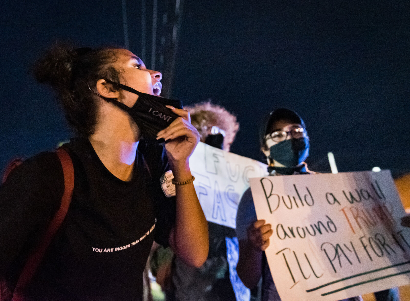 Protest Against Trump Rally